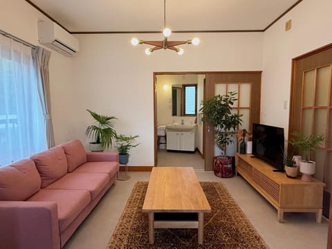 Living room, air conditioner