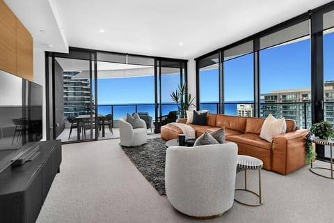 TV and multimedia, View (from property/room), Balcony/Terrace, Living room, Seating area, Evening entertainment, Sea view