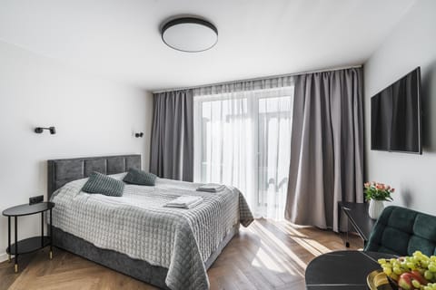 Bed, TV and multimedia