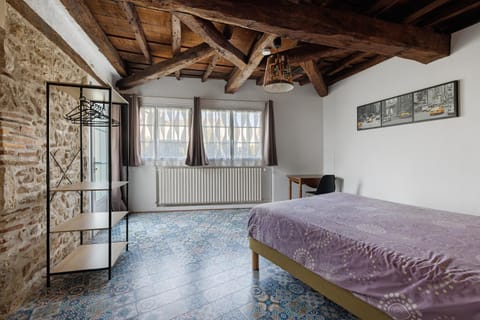 Property building, Living room, Bedroom