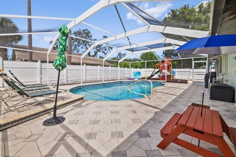Family Retreat with Heated Pool, Playground, Ping Pong Table House in Florida