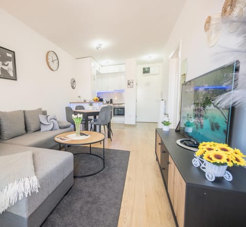 TV and multimedia, Kitchen or kitchenette, Living room, Seating area, Dining area
