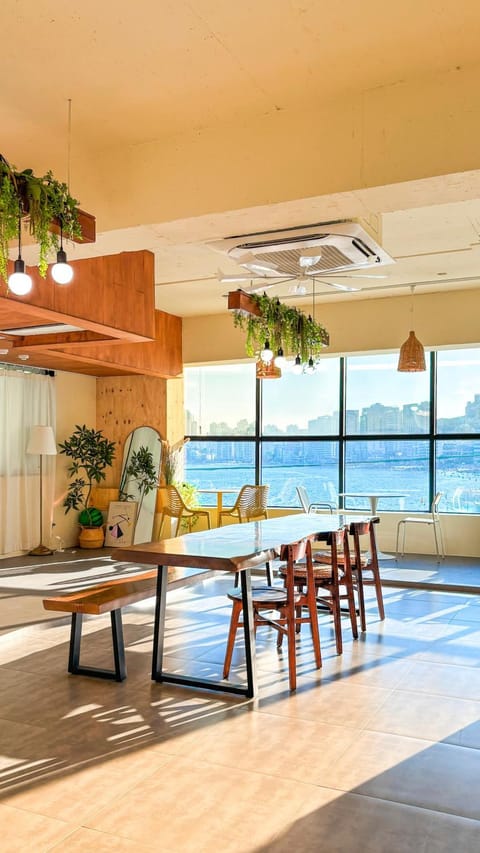 View (from property/room), Living room, Seating area, Sea view