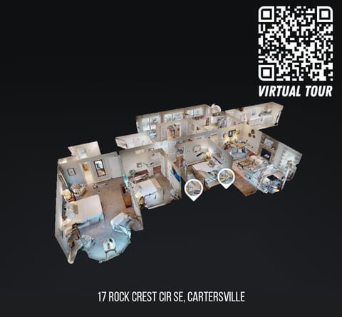 Decked Out Getaway Pine MTN Trail Pet Friendly House in Cartersville