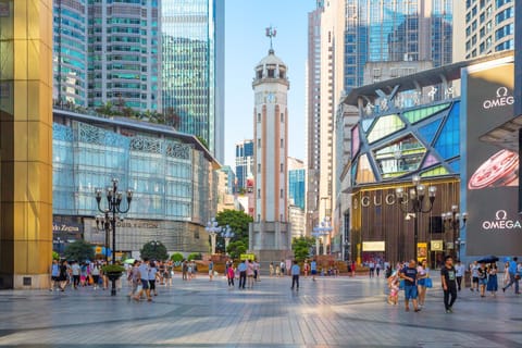 Nearby landmark, City view, Street view
