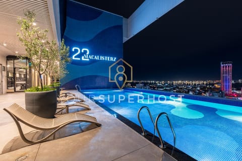 Night, Swimming pool, Swimming pool, sunbed
