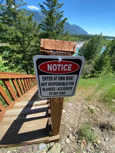 In Vans by the River House in Columbia Falls