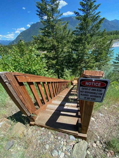 In Vans by the River House in Columbia Falls