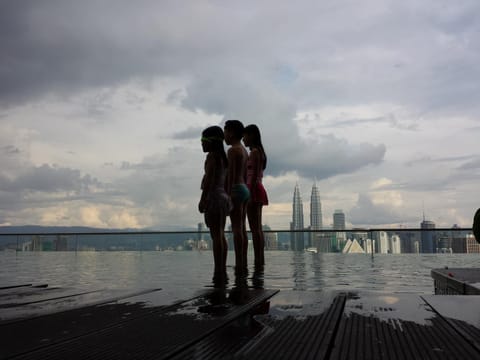Day, City view, Swimming pool