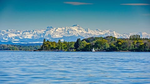 Natural landscape, Lake view, Mountain view