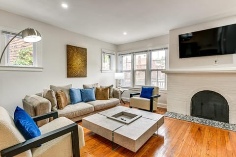 Dogs Welcome! Stylish Detroit Tudor with Fenced Yard House in Detroit