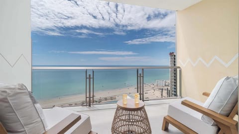 View (from property/room), Balcony/Terrace, Beach, Sea view