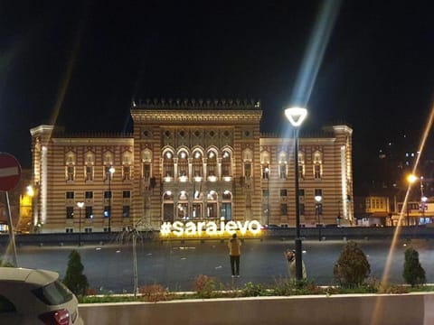 Property building, Nearby landmark, Night, City view, Location