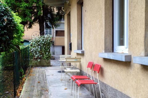 Property building, Patio