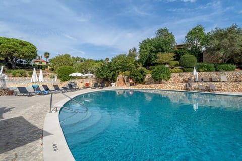 Property building, Living room, Swimming pool