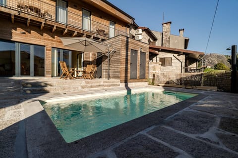 Property building, Living room, Swimming pool