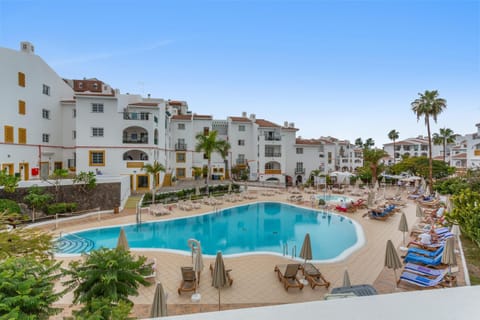 Property building, Living room, Swimming pool