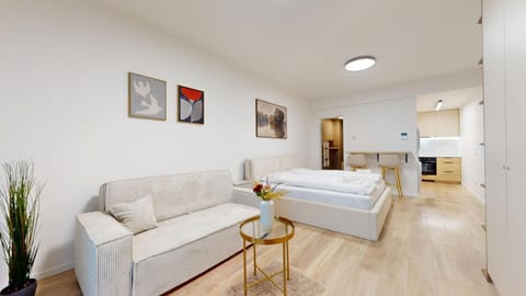 Kitchen or kitchenette, Photo of the whole room, Seating area, Bedroom