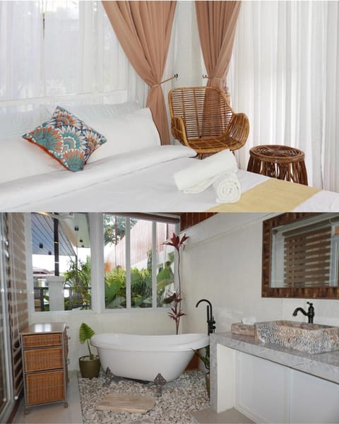 Bed, Bathroom, Photo of the whole room, Bedroom, Bath, towels