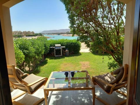 Patio, Garden, River view