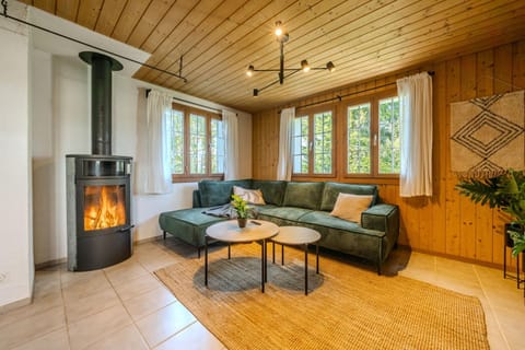 Living room, fireplace