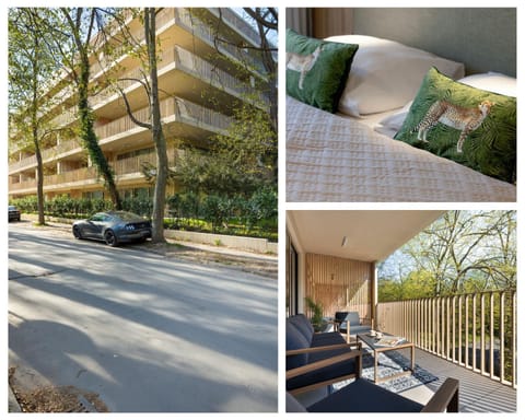 Property building, Bed, Balcony/Terrace
