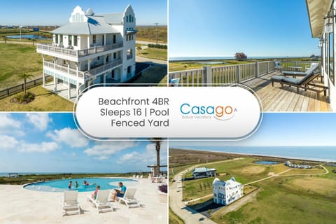 Luxury Gulf Views Pool Exclusive Villa House in Bolivar Peninsula