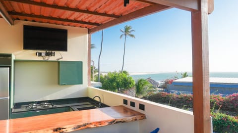 Bird's eye view, Balcony/Terrace, Sea view, kitchen