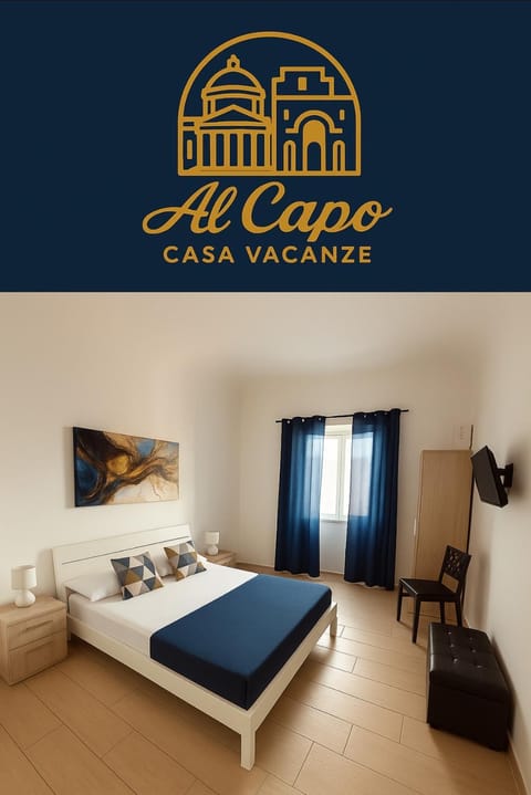 Bed, Property logo or sign, Photo of the whole room, Logo/Certificate/Sign, Bedroom, Text overlay, Certificate/Award