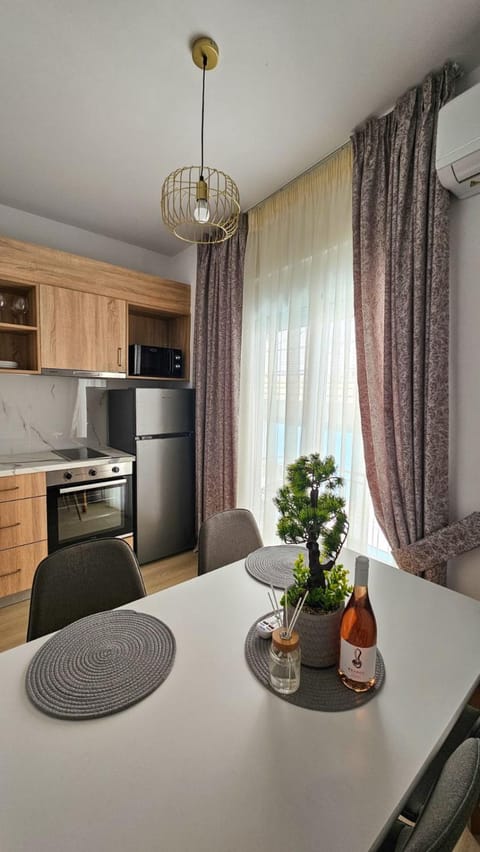 Kitchen or kitchenette, Photo of the whole room, Dining area, oven, stove
