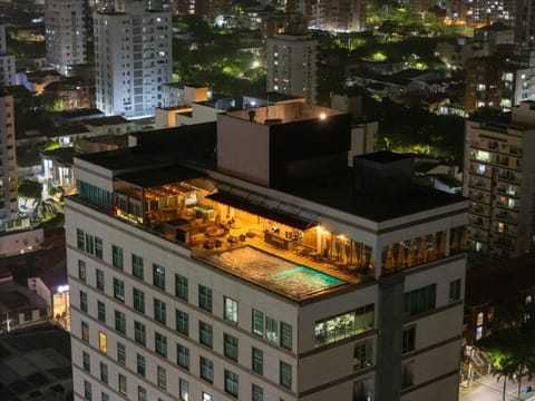 Property building, Night, Bird's eye view, City view, Street view, Location