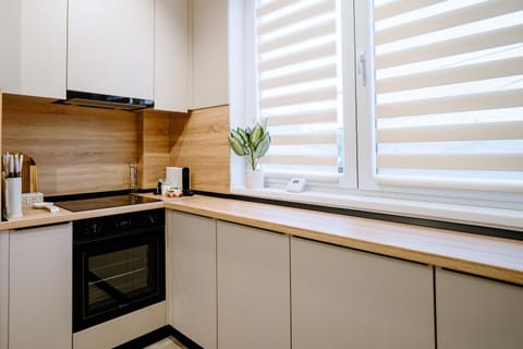 Coffee/tea facilities, Kitchen or kitchenette, stove