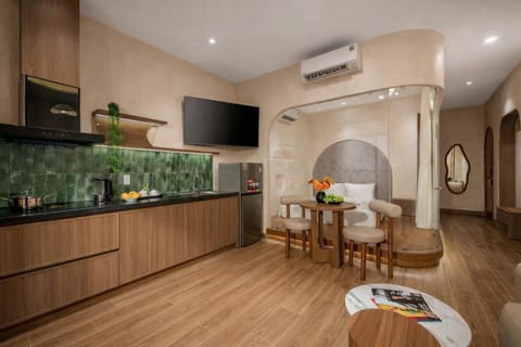 TV and multimedia, Kitchen or kitchenette, Living room, Seating area, Dining area, minibar, air conditioner