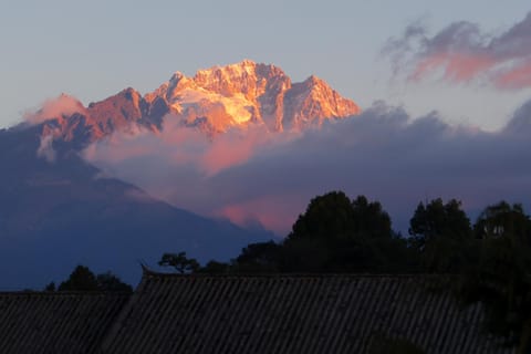 Day, Natural landscape, Mountain view, Sunrise, Sunset