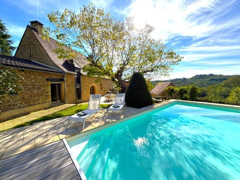 Natural landscape, Pool view, Swimming pool