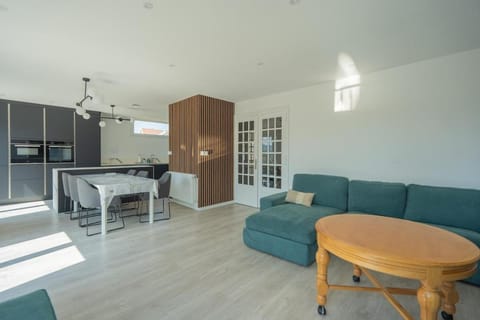 Kitchen or kitchenette, Living room, Seating area, Dining area, oven, stove