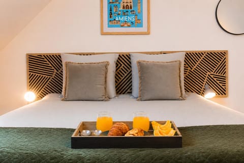 Bed, Bedroom, Breakfast