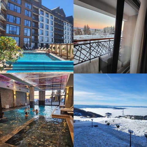 Property building, Natural landscape, Balcony/Terrace, Pool view