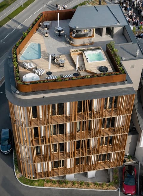 Property building, Bird's eye view, City view