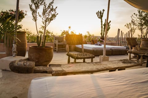 Patio, City view