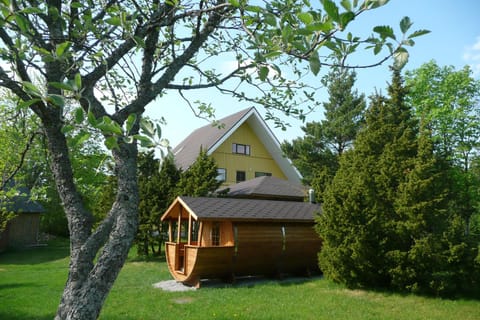 Sauna, Garden view