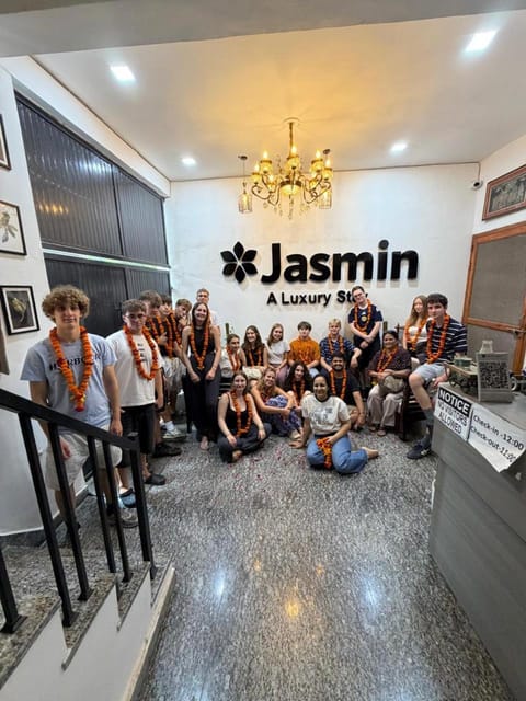 Lobby or reception, group of guests