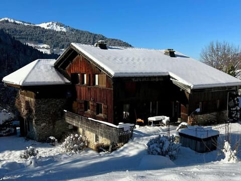 Property building, Natural landscape, Winter, Mountain view