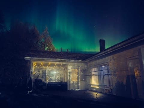 Property building, Patio, Night