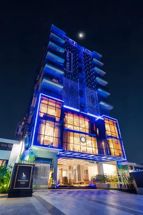 Property building, Night, Location, Parking