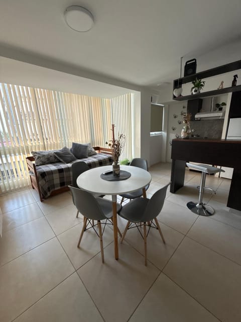 Kitchen or kitchenette, Living room, Dining area