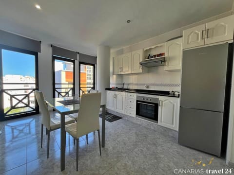 Kitchen or kitchenette, oven, stove