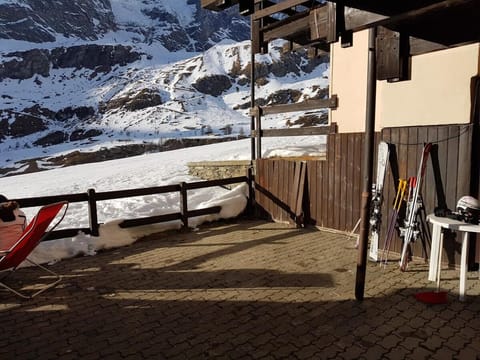studio apartment with terrace overlooking the slope Apartment in Breuil-Cervinia