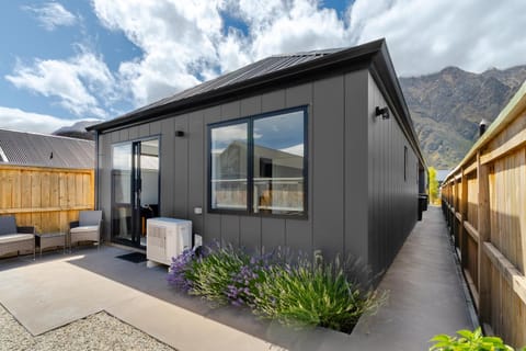 Property building, Patio, Natural landscape, Mountain view