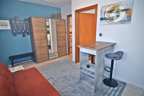 Kitchen or kitchenette, Living room, Seating area, wardrobe